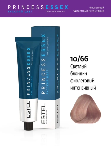 Professional ESSEX PRINCESS 10/66 светлый блондин фиолетовый интенсивный 60мл