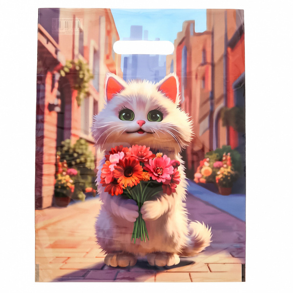 Пакет прорубка 31х40см 60мкм Персик (У-50/500)