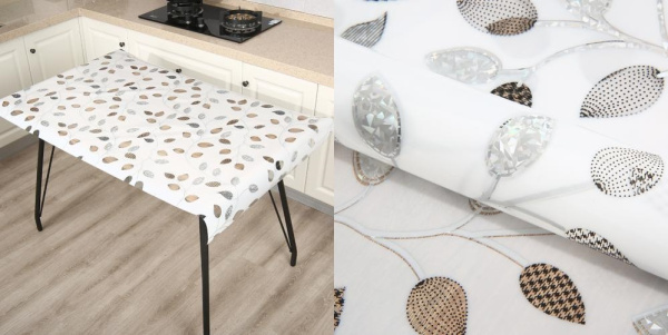 Клеенка в рулоне  60см силикон цветной