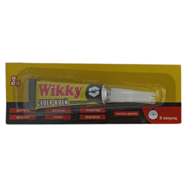 Клей Wikky Супер   3г на блистере (У-12) 