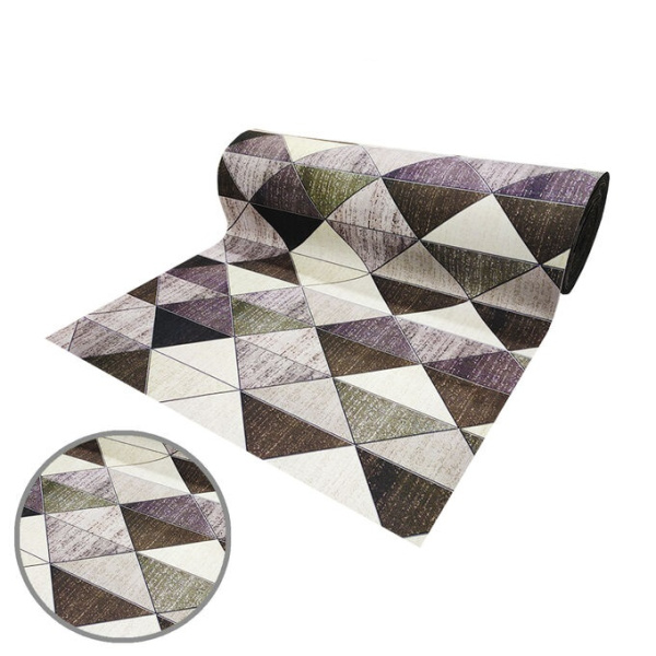 Дорожка с декором в рулоне с резиновыми точками 120см 