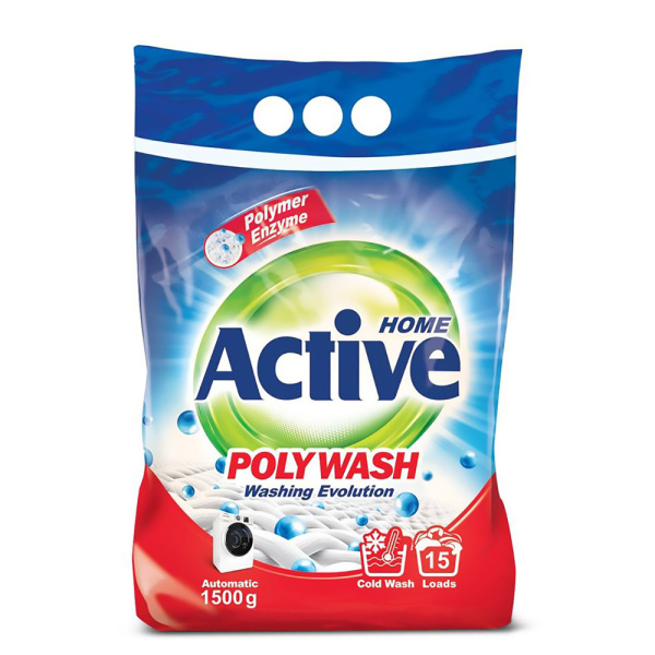 СМС ACTIVE автомат 1,5кг Poly Wash стирка в холодной воде (Иран) (У-8)