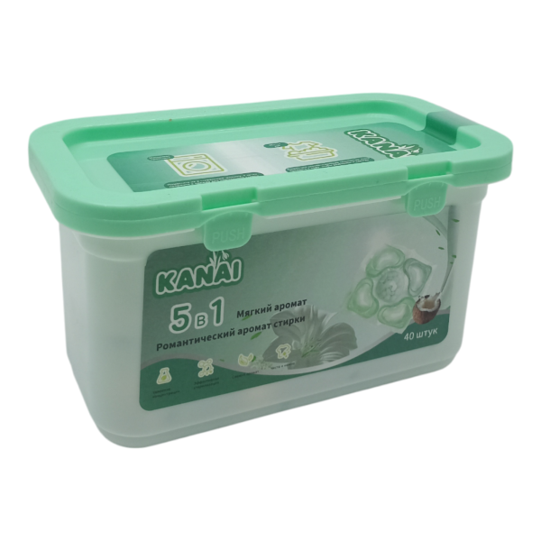 СМС капсулы Kanai 5в1 40шт кокос