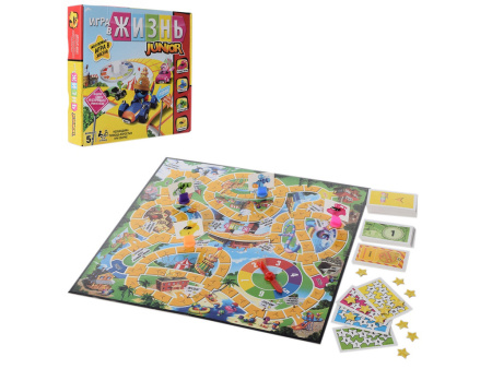 Настольная игра Ходилка Игра в жизнь Junior /5221R/