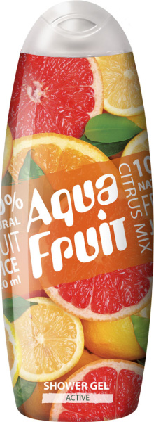 Гель для душа Aquafruit 420мл Active (У-8)