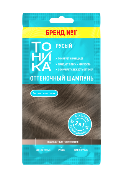 Оттеночный шампунь Тоника русый 25мл 