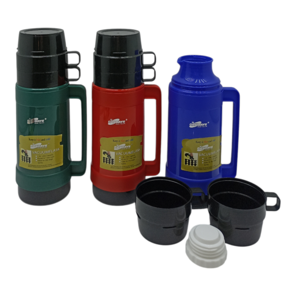 Термос 1,0л стеклянная колба 