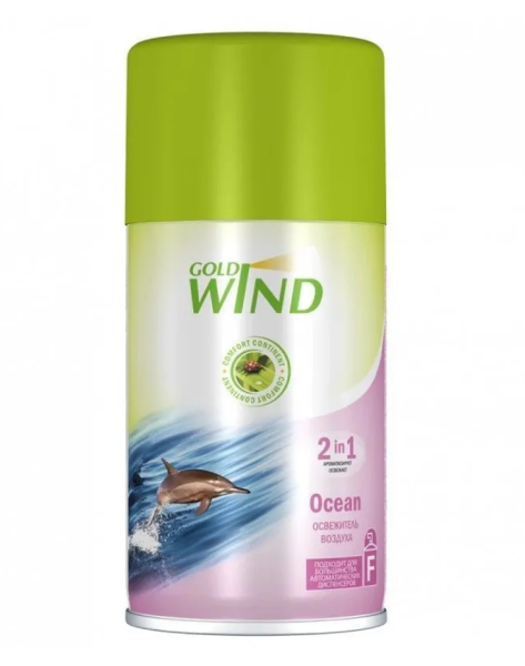 Освежитель воздуха Gold Mint Plus 230мл сменный блок Океан (У-12)