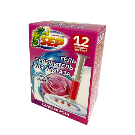 Освежитель для унитаза SEP 48г Садовая роза (У-12)