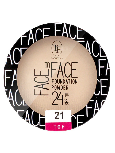 Пудра компактная TF Face to Face т. 21 натуральный беж (У-12)