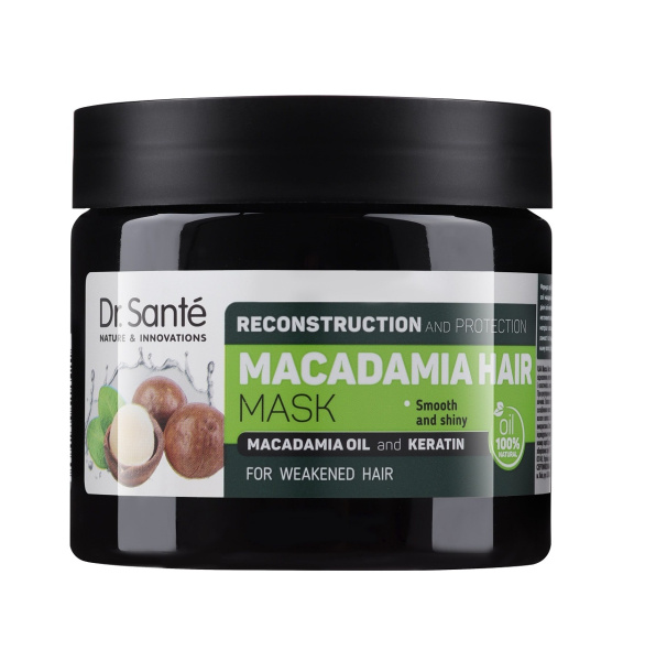 Маска для волос Эльфа Dr.Sante Macadamia 300мл 
