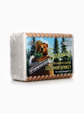 Соляной брикет  500г "Банька"  Пихта (У-10)