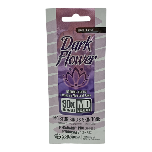 Крем SolBianca 15мл Dark Flower с маслом амаранта с экстрактом винограда и куркумы