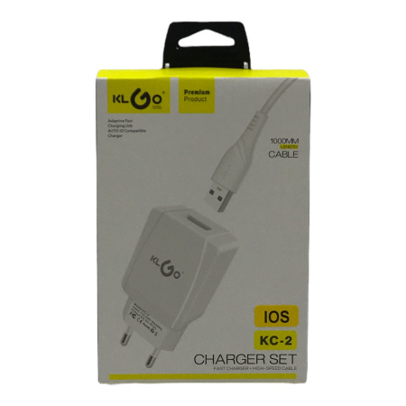 Кабель USB IOS  + сетевой USB адаптер (вилка)