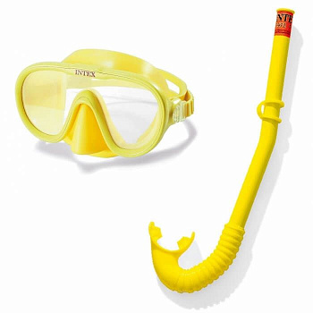 Набор для плавания (маска+трубка) от 8-ми лет Adventurer Swim Set Intex /55642/