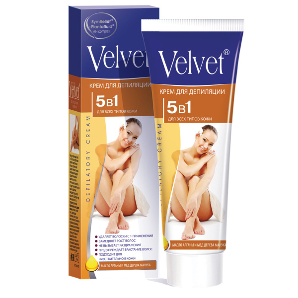Крем депилятор Velvet 100мл 5в1 (У-16)