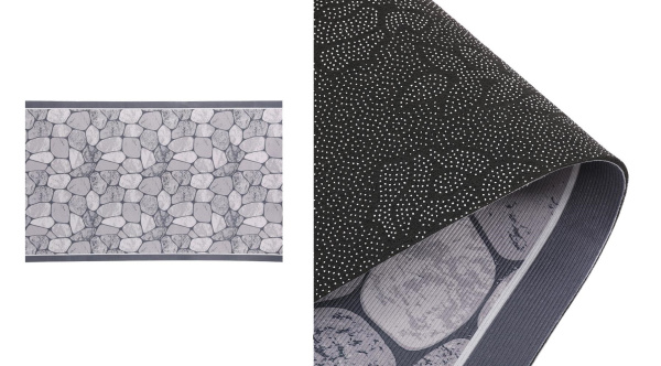 Дорожка с декором в рулоне с резиновыми точками 180см