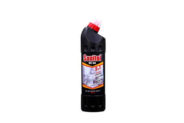 Чистящее средство для унитаза Sanitol 750мл 3в1 гель (У-16) 