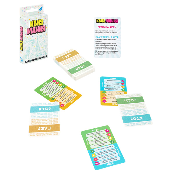Игра настольная "Квизмания Cards"
