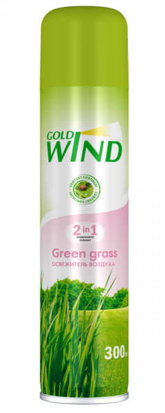Освежитель воздуха Gold Wind 300мл Green grass (У-12) /246406/
