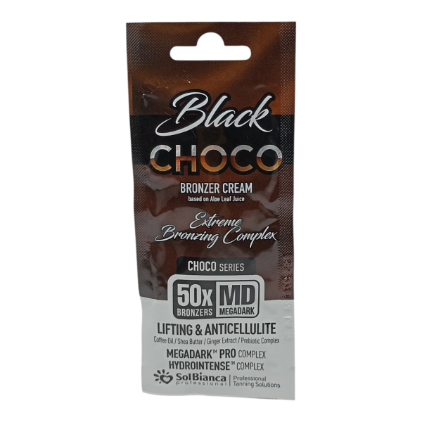 Крем SolBianca 15мл Choco Black с маслами кофе,семян дерева ши,экстрактом имбиря