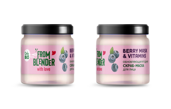 Маска-скраб для лица From Blender with Love 40мл Ягодная (У-24) Маска-скраб для лица From Blender with Love 40мл Ягодная (У-24)