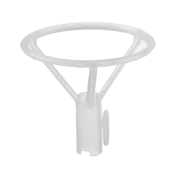 Розетка для воздушных шаров d-10мм прозрачная (1шт) (У-50)
