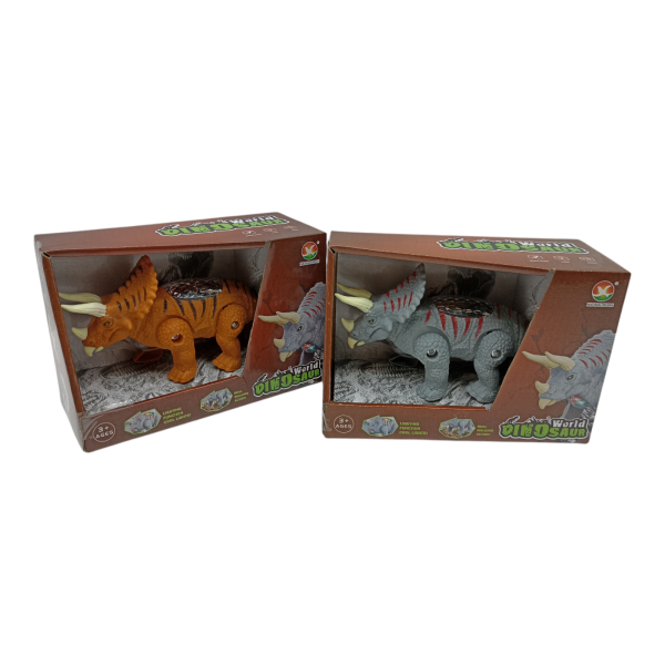 Динозавр на бат. со светом и звуком, двигается 21,2*9*14,5см