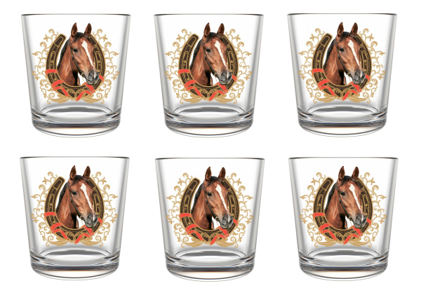 Набор стаканов 6шт 250мл "Символ года 2026" /144-Д/ (У-4)