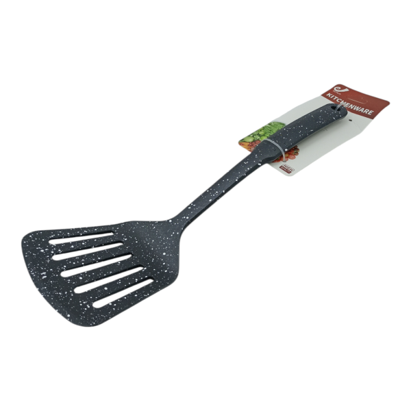 Лопатка кухонная пластиковая с прорезями 33*9см