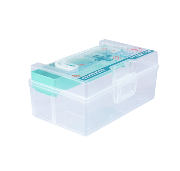 Контейнер для аптечки 0,8л 17*10,8*7,8см "Дорожная" с вкладышем