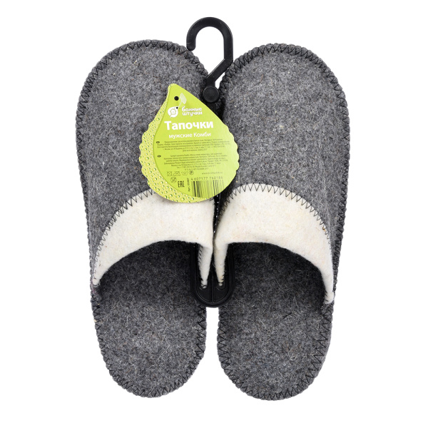 Тапки банные мужские комби Банные штучки