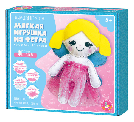 Набор для творчества Мягкая игрушка из фетра "Феечка"