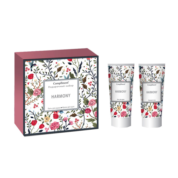 ПН жен. Compliment Harmony №1050 (гель д/душа 200мл, крем для л/тела 200мл) 
