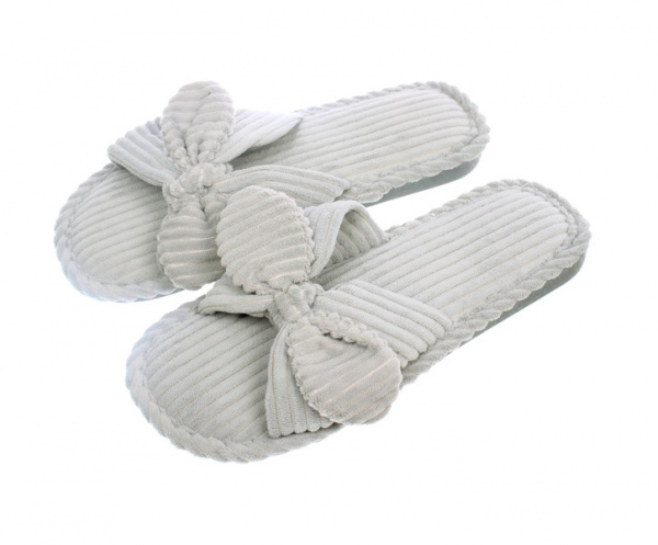 Тапочки домашние женские р. 38-39 COZY серо-голубой
