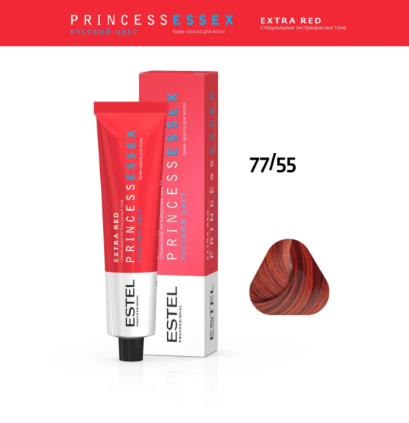 Professional ESSEX PRINCESS EXTRA RED 77/55 русый красный интенсивный 60мл