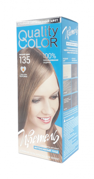 ESTEL ЦВЕТЕЛЬ Стойкая гель-краска 115мл №135 лесной орех