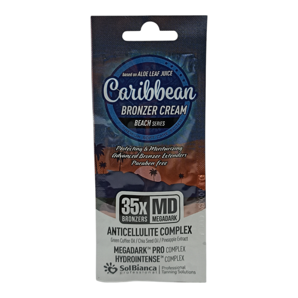 Крем SolBianca 15мл Caribbean с маслами зеленого кофе семян чиа и экстрактом ананаса