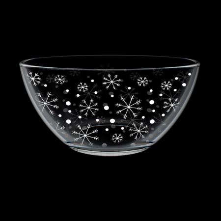 Салатник средний "Снегопад" /425/1-Г/ (У-12)