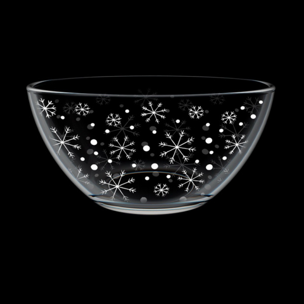 Салатник средний "Снегопад" /425/1-Г/ (У-12)