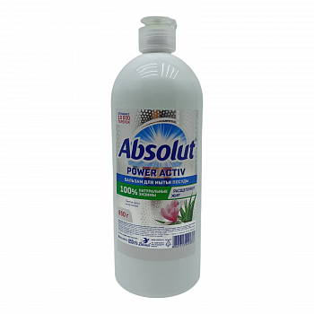 Средство для мытья посуды Absolut Power Activ  850г листья алоэ и магнолия (У-8)