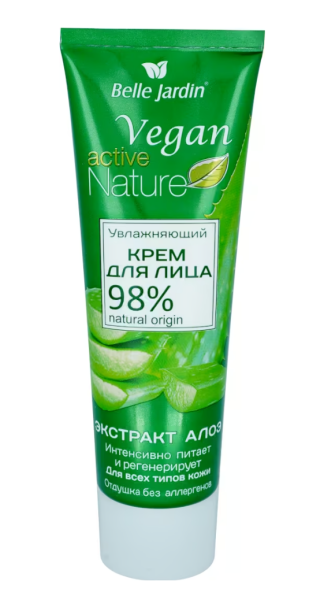 Крем для лица B.J.Active Nature Vegan  85мл Увлажняющий с экстрактом Алоэ Крем для лица B.J.Active Nature Vegan  85мл Увлажняющий с экстрактом Алоэ