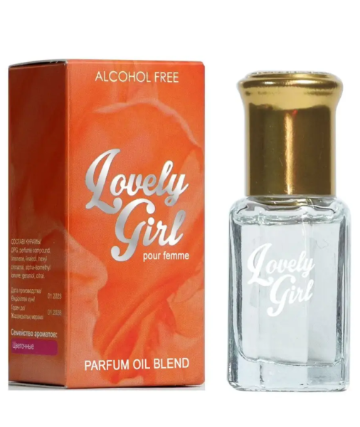 Масло парфюмированное женское 6мл Lovely Girl