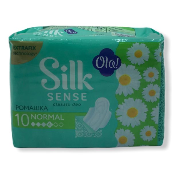 Прокладки OLA! Silk Sense Classic Deo Normal 10шт Ромашка (У-30)