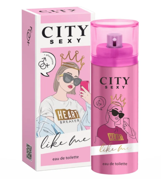 Т/вода женская  60мл City Sexy Like me  Т/вода женская  60мл City Sexy Like me