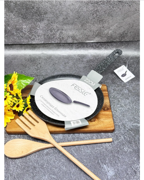 Сковорода блинная d-22см антипригарное покрытие Fessle /11922/