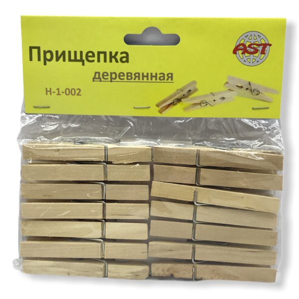 Прищепка 14шт дерево /04.02/H-1-002/