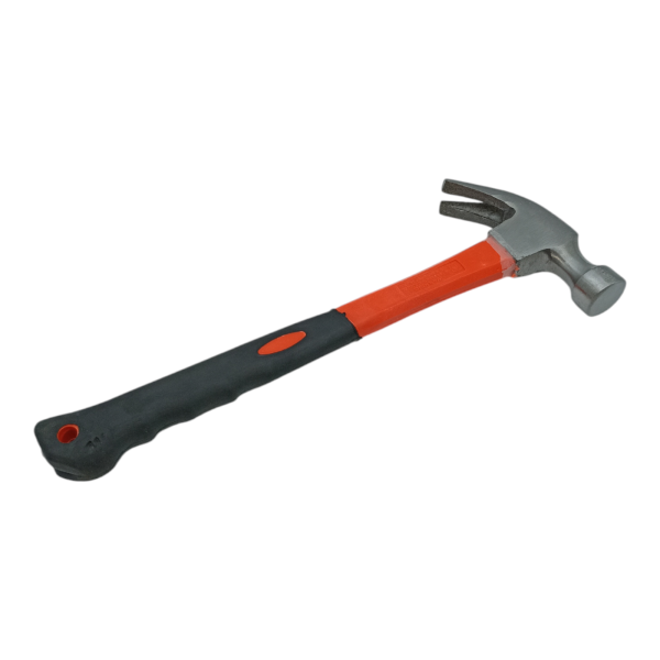 Молоток-гвоздодер 250г пластиковая рукоятка /250G/