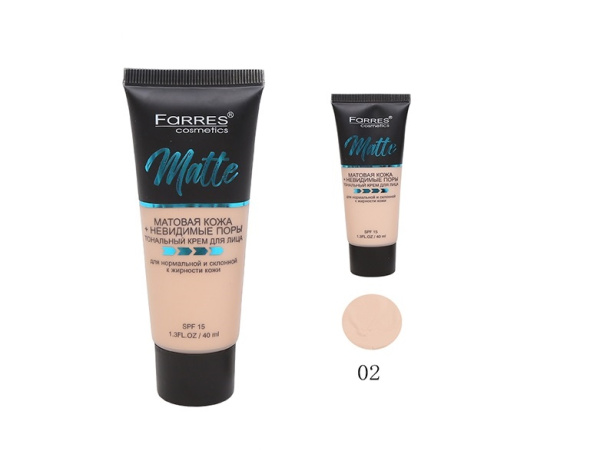 Тональный крем Farres Matte т. 02 (У-3)