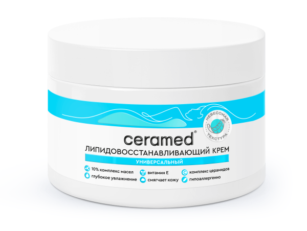 Крем для лица и тела Церамед 300мл Липидовосстанавливающий (У-6)